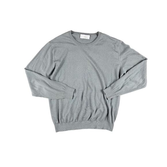 Combatant Gentlemen Gray Cotton Cashmere Sweater Large - Picture 1 of 10